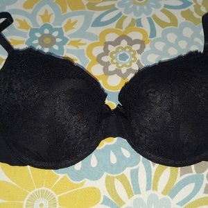 NWT Black Lace Front Yandy Bra  36C